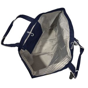 BOLSO TOTE DE PLAYA  FLIP FLOP NAVY