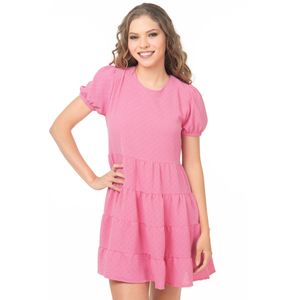 Vestido Casual Corto Manga Corta