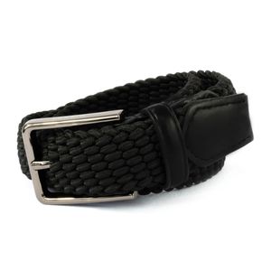 Cinturón Textil Hickok Negro para Hombre