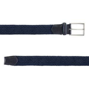 Cinturón Textil Hickok Azul Marino para Hombre