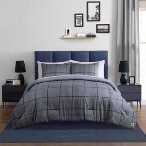Juego Edredon Langdon Plaid Ind Nautica