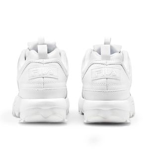 Tenis Deportivo Casual Fila Disruptor II Premium Blancos para Dama