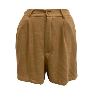 Short con Pinzas Cafeto