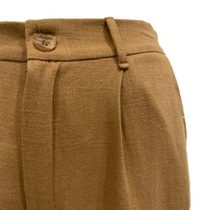 Short con Pinzas Cafeto