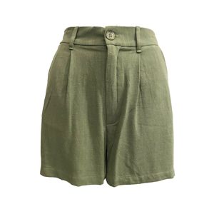 Short Con Pinzas Verde