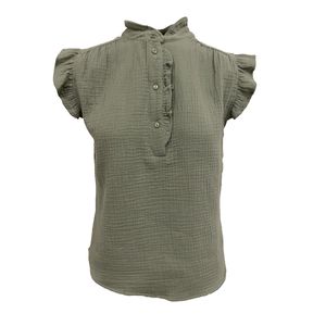 BLUSA SIN MANGAS VERDE
