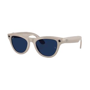 Preventa Lentes de Sol Electrónico Ray Ban Meta Wearable Color Gris Tiza Brillante Skyler Modelo 0Rw40106700Mf52 Unisex