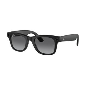 Preventa Lentes de Sol Electrónico Ray Ban Meta Wayfarer Color Negro Modelo 0RW4006601ST350 Unisex