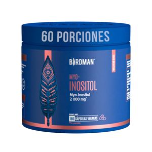 Suplemento Alimenticio Myo Inositol a Base de Myo Inositol e Inulina de Agave Birdman 180 Cápsulas