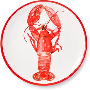 Plato Principal Melamina Hw 11" Lobster Beach House
