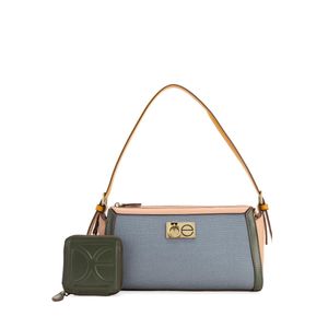 Bolsa Hobo Cloe Calzana Azul