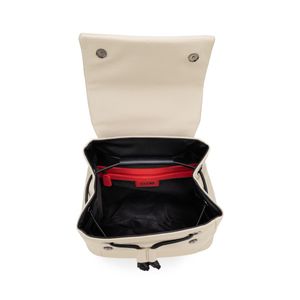 Mochila Cloe Jareta Detalle Cadena Beige