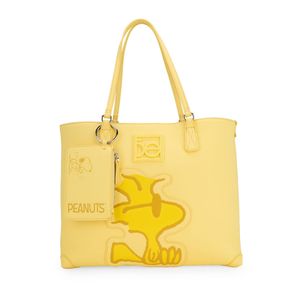 Bolsa Tote Cloe Peanuts con Monedero Grande Amarillo