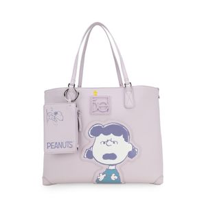 Bolsa Tote Cloe Peanuts con Monedero Grande Lila
