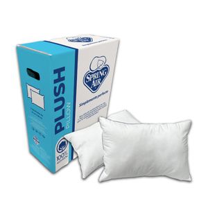 Almohada Spring Air Plush Pillow 2 Pack Estándar  Blanco