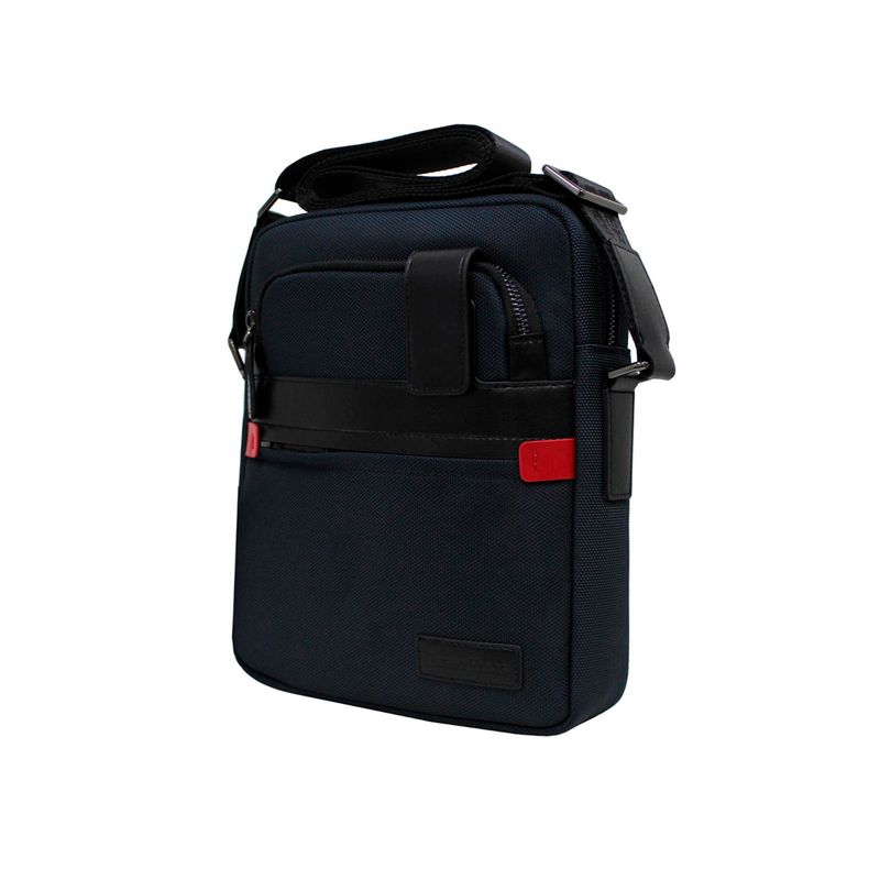 Mariconera Perry Ellis Color Azul Para Caballero Gran Chapur