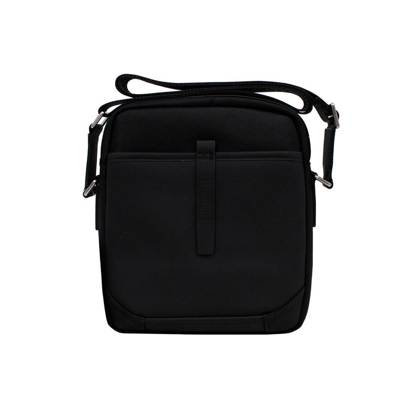 Mariconera Perry Ellis Color Negro Para Caballero Gran Chapur