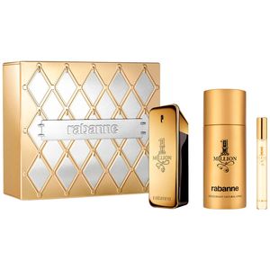 Set  Rabanne 1 Million  Perfume + Desodorante + Travel Spray