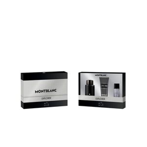 Set Montblanc Explorer For Men Perfume + Travel Spray + Gel de Ducha