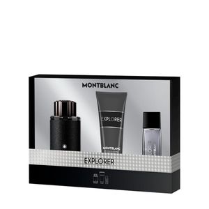 Set Montblanc Explorer For Men Perfume + Travel Spray + Gel de Ducha