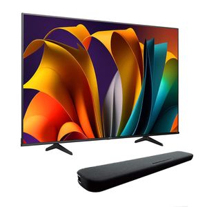 Combo Televisión Hisense 65" Smart 4K 65A6NV Vidaa con Barra de Sonido Yamaha ATS-1090