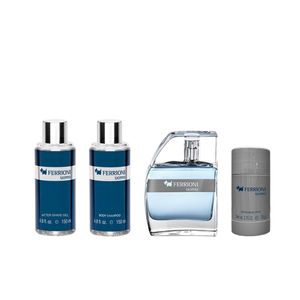 Set Ferrioni Uomo Perfume + Gel de Ducha + Travel Spray + Desodorante