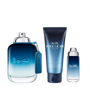 Set Coach Blue Perfume + Gel de Ducha + Travel Spray