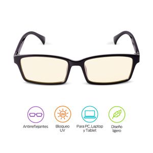 Lentes Para Computadora Antirreflejantes Con Filtro De Luz Azu