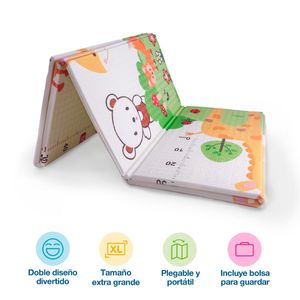 Tapete Para Bebé Plegable Doble Vista Xl