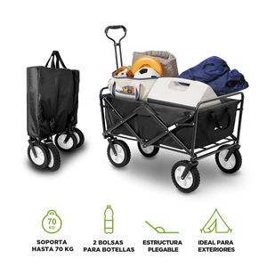Carrito Plegable Portátil Y Carriola Para Exteriores