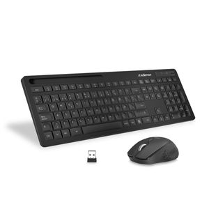 Teclado Y Mouse Inalámbrico Con Receptor Usb