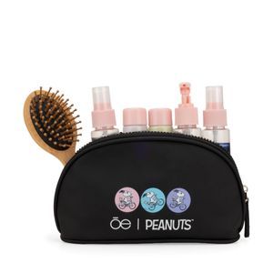 Cosmetiquera Cloe Mediana Peanuts Negro