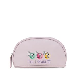 Cosmetiquera Cloe Mediana Peanuts Lila