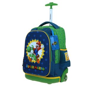 Mochila Grande Primaria Mario Bros Masculino