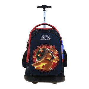 Mochila Con Ruedas Grande Primaria Mario Bros Masculino