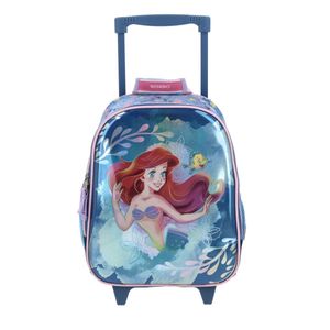 Mochila Con Ruedas Chica Kinder Princesas Femenino