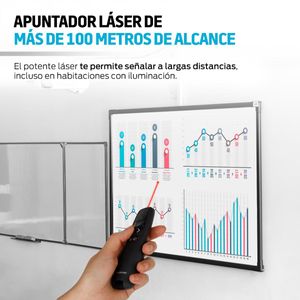 Presentador Inalámbrico Para Diapositivas Con Receptor Usb