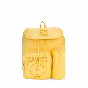 Mochila Mediana Cloe Peanuts Amarilla