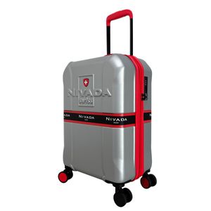 Maleta de Cabina Nivada Swiss Millonaire 20 Pulgadas Gris