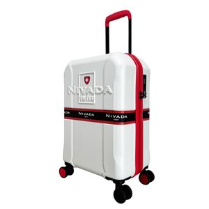 Maleta de Cabina Nivada Swiss Millonaire 20 Pulgadas Blanco