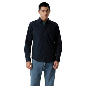 Camisa Casual Manga Larga Regular Levi's Azul Para Caballero