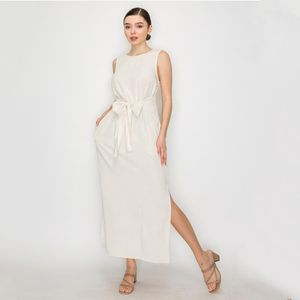 Vestido Casual Largo Sin Manga