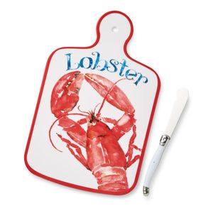Plato Servicio Redondo Melamina Hw 14" Lobster Beach House