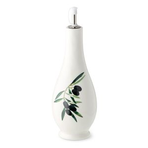 Botella Servir Aceite Ceramica Olivos