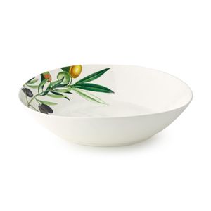 Plato Para Servir Pasta Ceramica13" X 3" Olivos