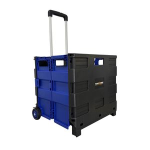Carrito Para Compras Azul y Negro