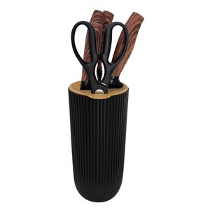 Set De 5 Cuchillos Para Cocina Y Un Pelador