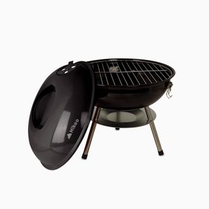 Asador De Carbón Portátil 36 Cm De Diámetro Con Tapa