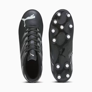 Tenis Deportivo Para Fútbol Soccer Attacanto Fg/Ag Puma Color Negro Para Niño