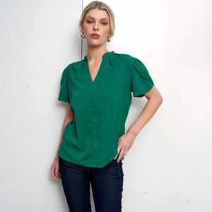 Blusa Casual Manga Corta